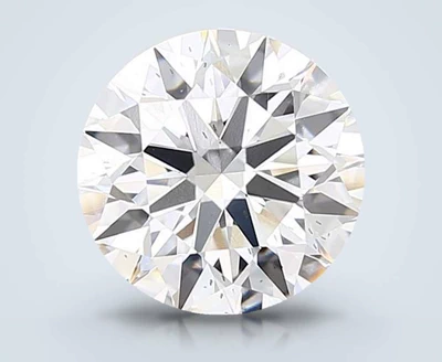 3.07ct F SI1 Rare Carat Ideal Cut Round Lab Grown Diamond