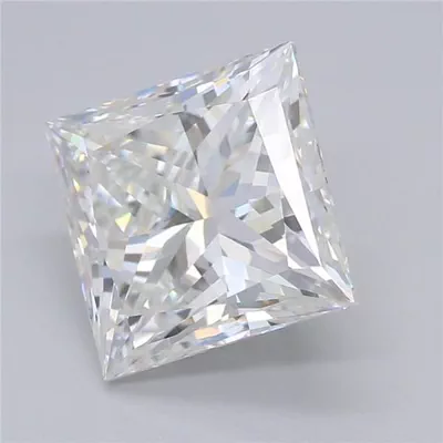 2.54ct E VS1 Rare Carat Ideal Cut Princess Lab Grown Diamond