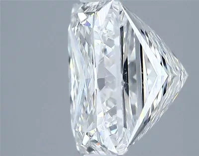 4.01ct F VS2 Rare Carat Ideal Cut Princess Diamond