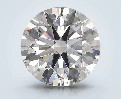 3.02ct G SI1 Rare Carat Ideal Cut Round Diamond