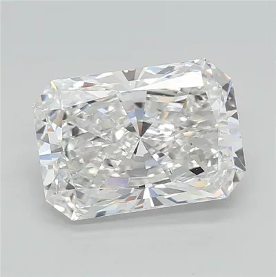 3.01ct F VVS2 Rare Carat Ideal Cut Radiant Lab Grown Diamond