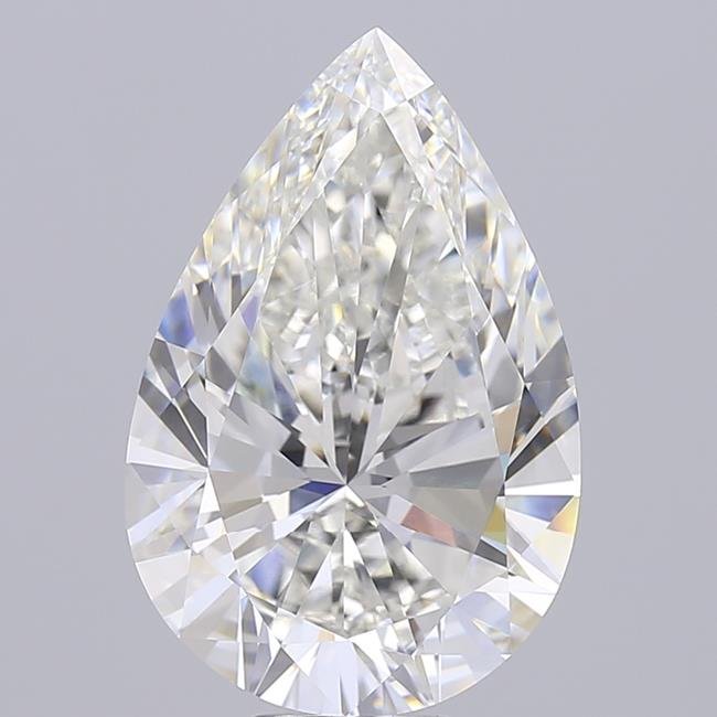 10.00ct F VVS2 Very Good Cut Pear Lab Grown Diamond