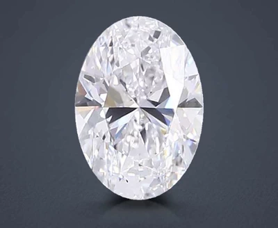 2.58ct D VS1 Rare Carat Ideal Cut Oval Lab Grown Diamond