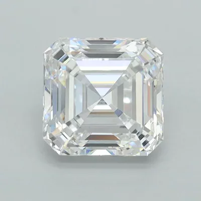 1.41ct D VVS2 Rare Carat Ideal Cut Asscher Lab Grown Diamond