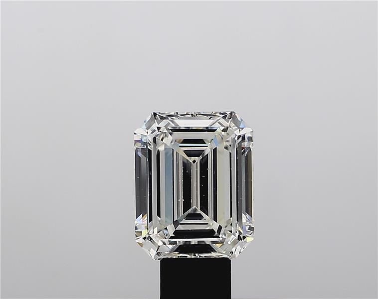 6.01ct F VS2 Good Cut Emerald Diamond