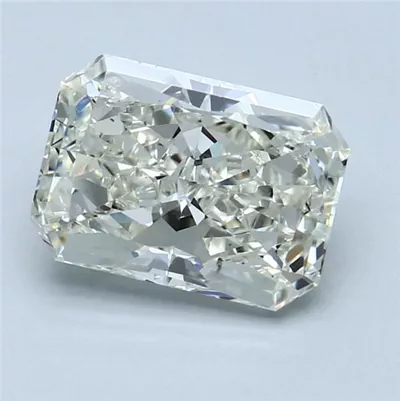2.81ct K SI1 Rare Carat Ideal Cut Radiant Diamond
