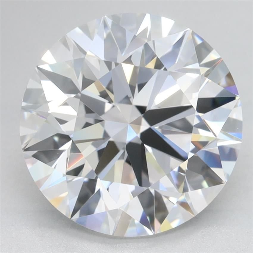 4.09ct D VVS2 Rare Carat Ideal Cut Round Lab Grown Diamond