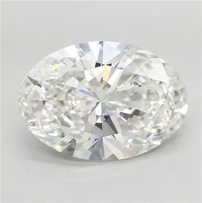 7.11ct E VVS2 Rare Carat Ideal Cut Oval Lab Grown Diamond