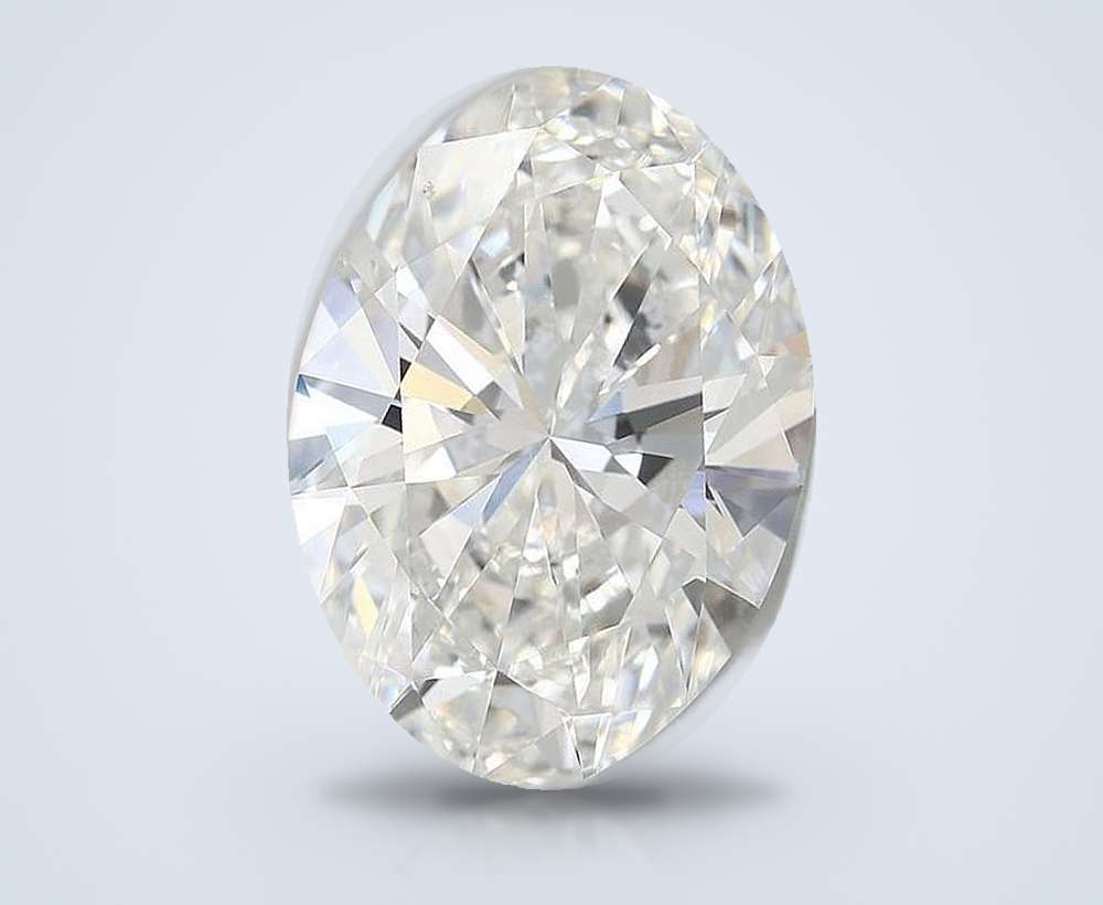 7.11ct E VVS2 Rare Carat Ideal Cut Oval Lab Grown Diamond