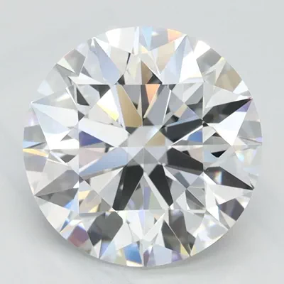 2.21ct D VVS1 Rare Carat Ideal Cut Round Lab Grown Diamond