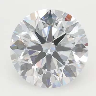 2.01ct D VVS2 Rare Carat Ideal Cut Round Lab Grown Diamond