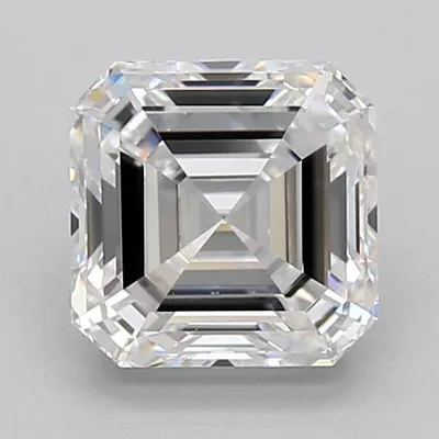 2.04ct D VVS1 Rare Carat Ideal Cut Asscher Lab Grown Diamond