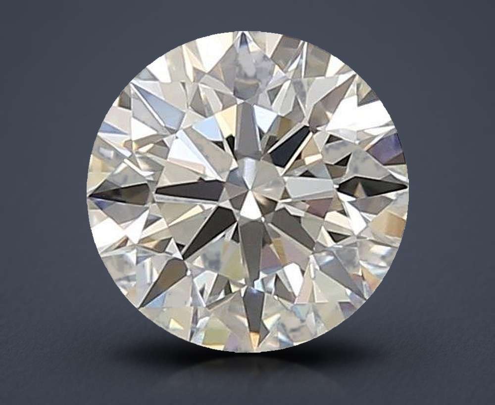 1.57ct F IF Rare Carat Ideal Cut Round Lab Grown Diamond