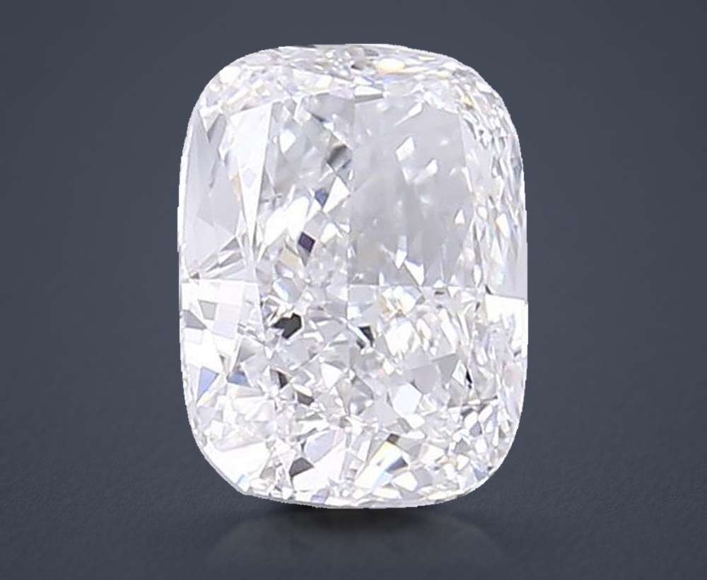 4.59ct D VVS2 Rare Carat Ideal Cut Cushion Lab Grown Diamond