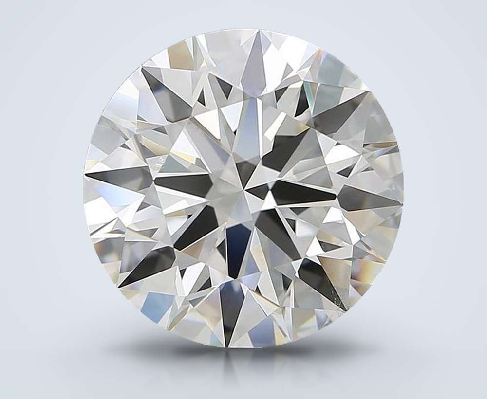 5.10ct I SI1 Rare Carat Ideal Cut Round Diamond