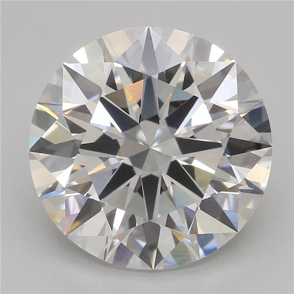 4.05ct E VVS2 Rare Carat Ideal Cut Round Lab Grown Diamond