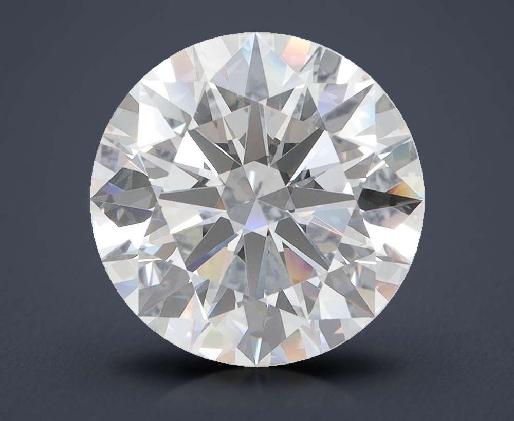 4.09ct D FL Rare Carat Ideal Cut Round Lab Grown Diamond