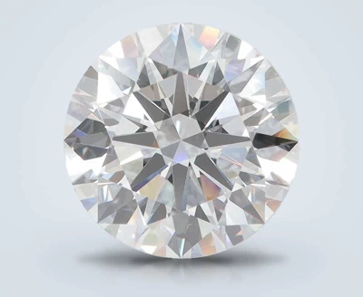 4.09ct D FL Rare Carat Ideal Cut Round Lab Grown Diamond