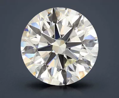 3.57ct K VS2 Rare Carat Ideal Cut Round Diamond