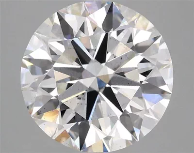 3.94ct F SI1 Rare Carat Ideal Cut Round Lab Grown Diamond