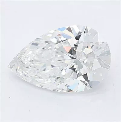 1.00ct E VS2 Rare Carat Ideal Cut Pear Lab Grown Diamond