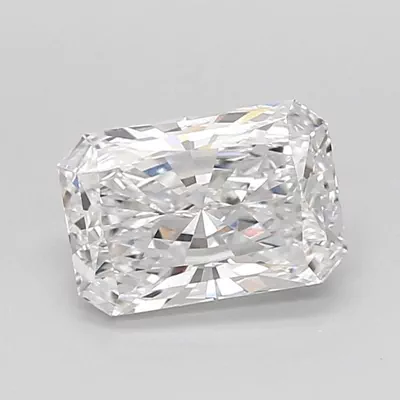 1.56ct E VVS2 Rare Carat Ideal Cut Radiant Lab Grown Diamond