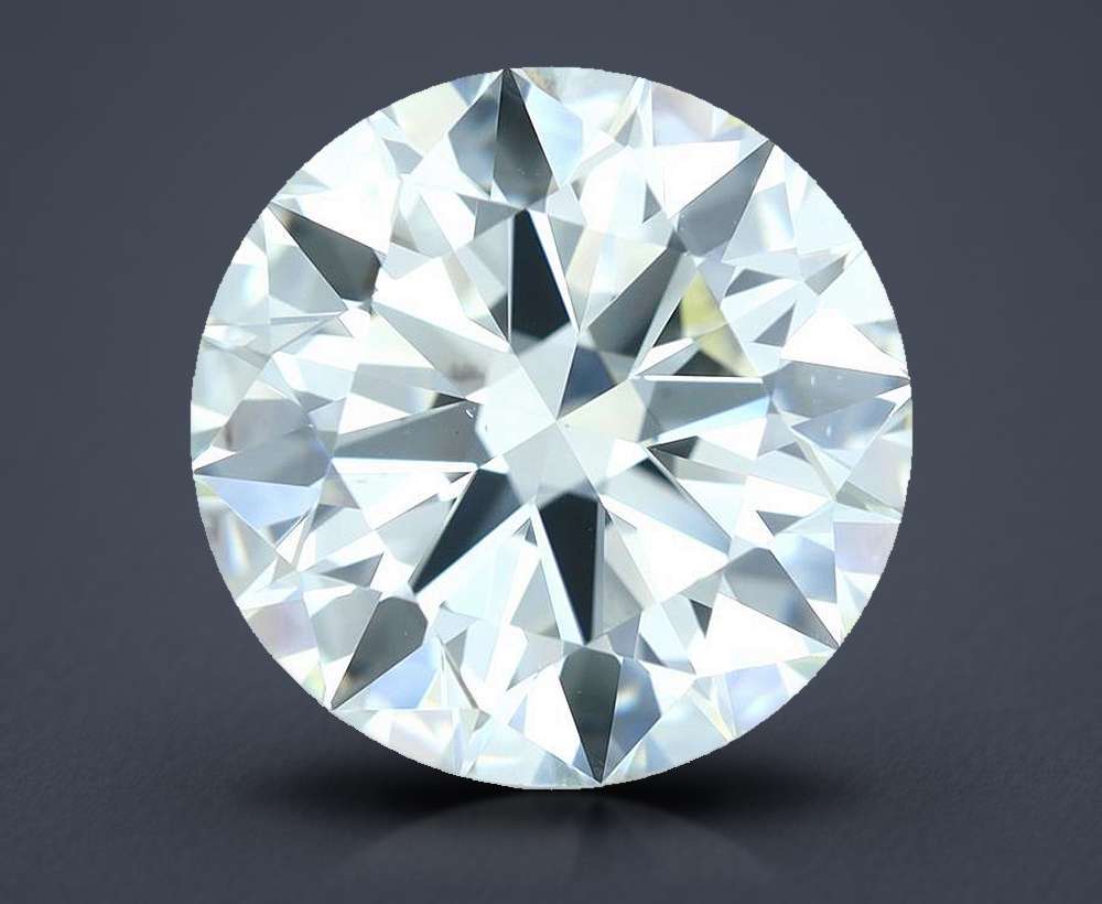 4.20ct J VS2 Rare Carat Ideal Cut Round Diamond