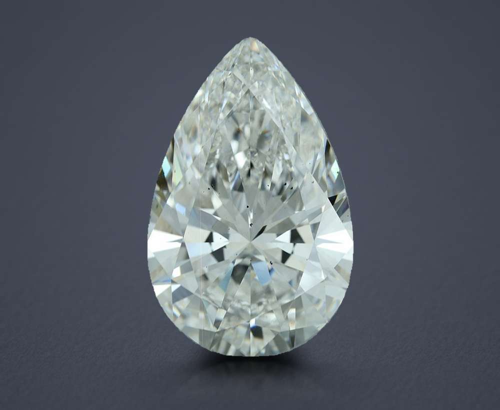 17.03ct F VS2 Rare Carat Ideal Cut Pear Lab Grown Diamond