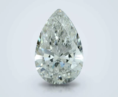 17.03ct F VS2 Rare Carat Ideal Cut Pear Lab Grown Diamond