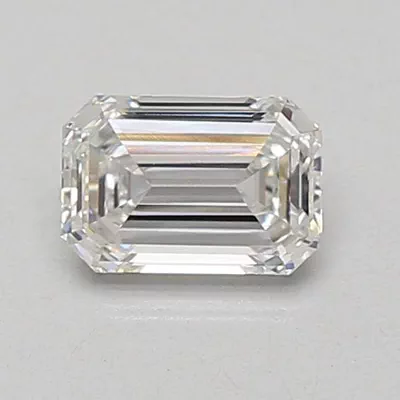 0.77ct E VVS2 Very Good Cut Emerald Lab Grown Diamond