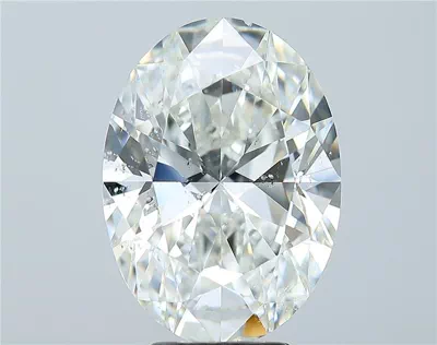 5.02ct H SI2 Rare Carat Ideal Cut Oval Diamond