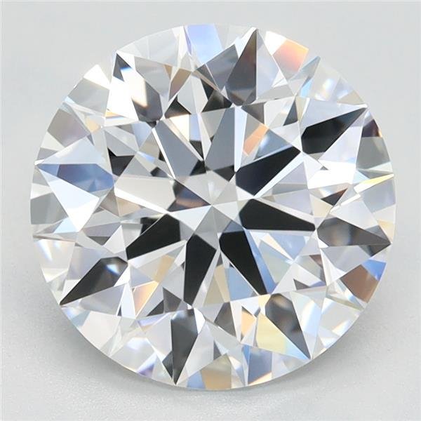 2.94ct D VVS1 Rare Carat Ideal Cut Round Lab Grown Diamond