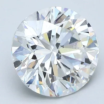 3.01ct F SI2 Good Cut Round Diamond