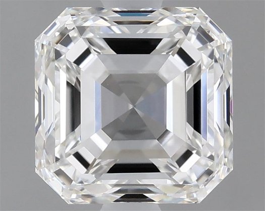 0.93ct I VVS1 Very Good Cut Asscher Diamond