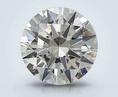 4.01ct J VS2 Rare Carat Ideal Cut Round Diamond