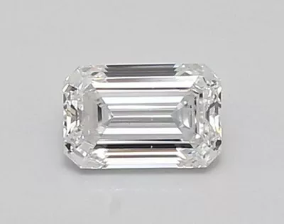 0.74ct D VVS2 Rare Carat Ideal Cut Emerald Lab Grown Diamond