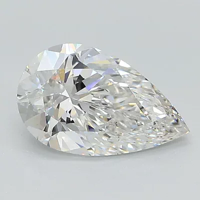 1.55ct E VS2 Rare Carat Ideal Cut Pear Lab Grown Diamond
