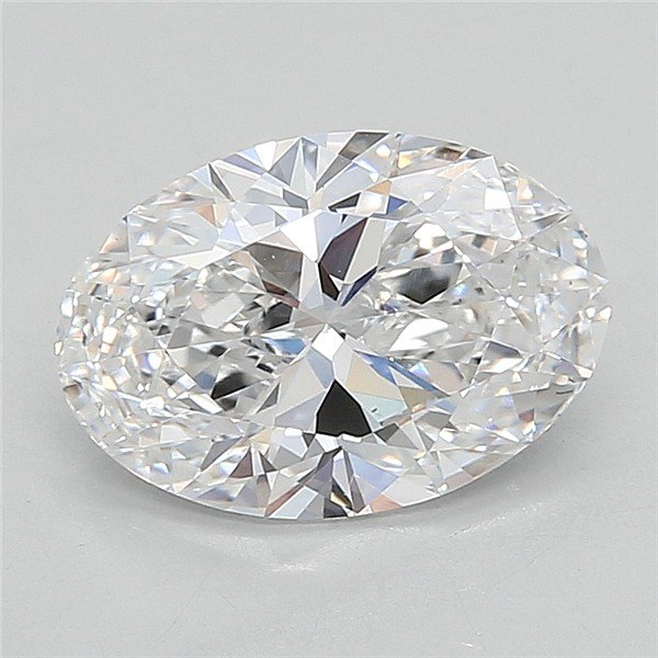 2.01ct E VVS2 Rare Carat Ideal Cut Oval Lab Grown Diamond