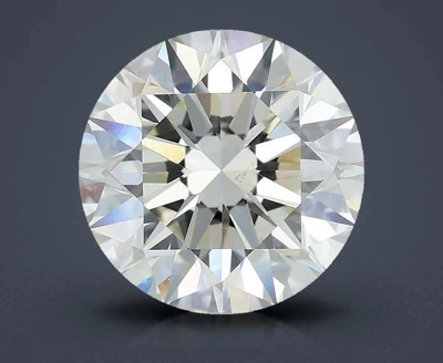 2.70ct K VS2 Rare Carat Ideal Cut Round Diamond