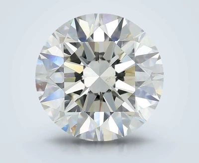 2.70ct K VS2 Rare Carat Ideal Cut Round Diamond