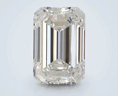 4.09ct E VS1 Rare Carat Ideal Cut Emerald Lab Grown Diamond