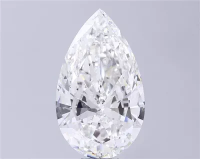 15.06ct F VVS2 Very Good Cut Pear Lab Grown Diamond