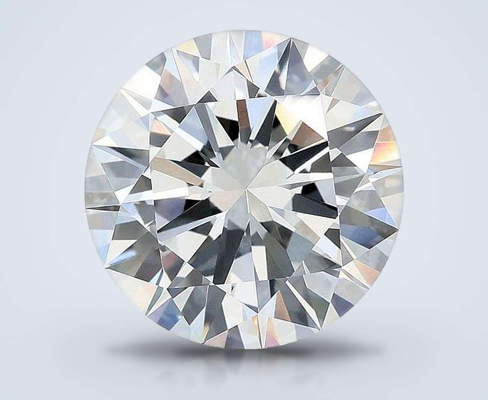 7.60ct F VVS2 Excellent Cut Round Lab Grown Diamond