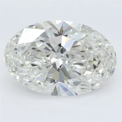 6.37ct H VS1 Rare Carat Ideal Cut Oval Lab Grown Diamond