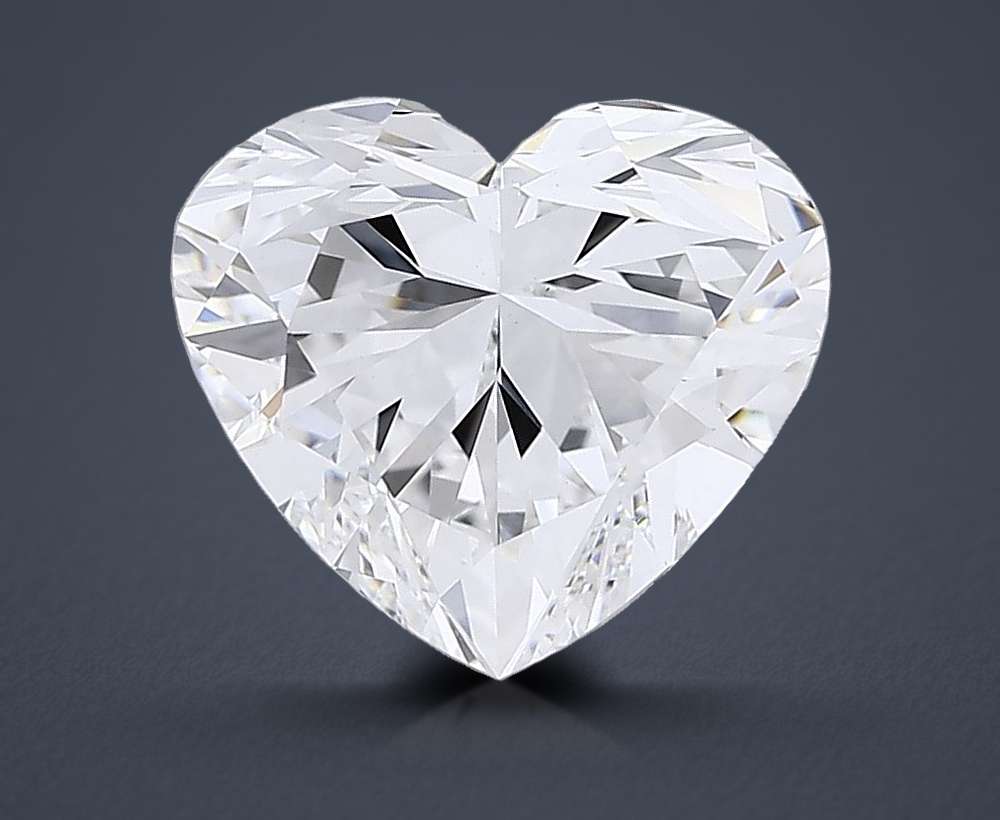 4.57ct E VS1 Very Good Cut Heart Lab Grown Diamond