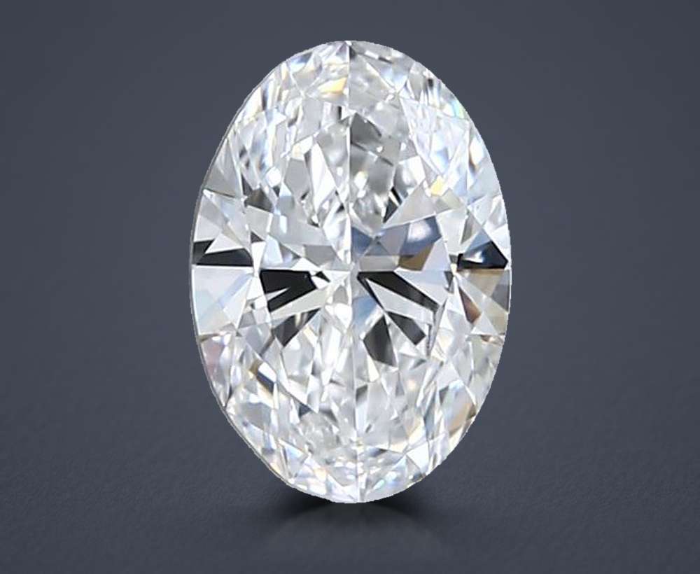 1.00ct D VVS2 Rare Carat Ideal Cut Oval Lab Grown Diamond