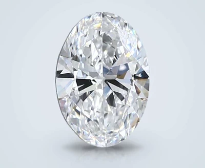 1.00ct D VVS2 Rare Carat Ideal Cut Oval Lab Grown Diamond