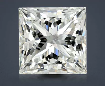 2.01ct K SI1 Rare Carat Ideal Cut Princess Diamond