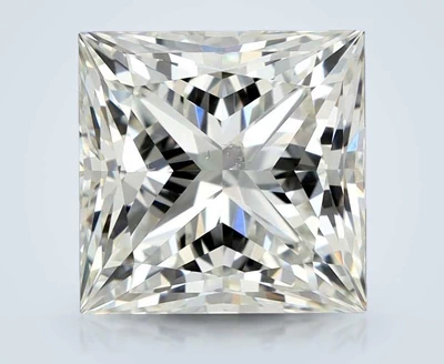 2.01ct K SI1 Rare Carat Ideal Cut Princess Diamond