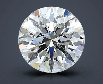 2.08ct I SI2 Rare Carat Ideal Cut Round Diamond